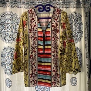 Unique Print Resort Wear Swimsuit Cover-up